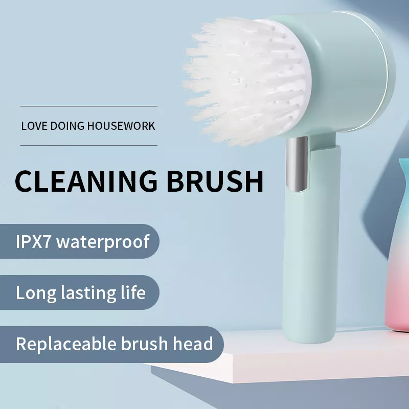 Wireless Electric Cleaning Brush for Kitchen, Bathtub, and Tile Cleaning