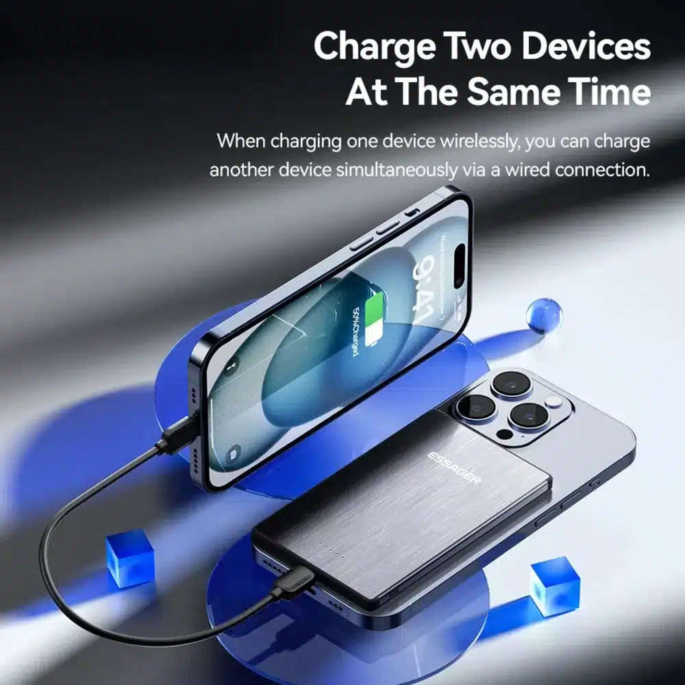 PD 20W Magnetic Wireless Charging Bank 5000mAh 